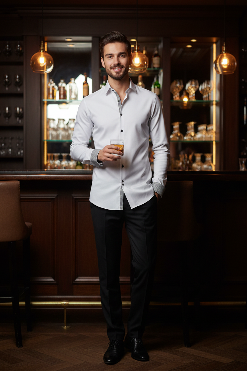 Chemise blanche soirée