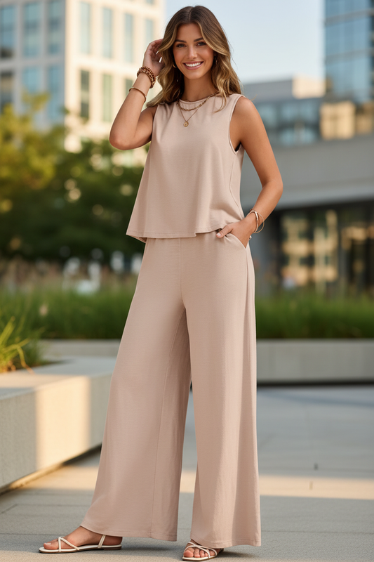 Ensemble abricot