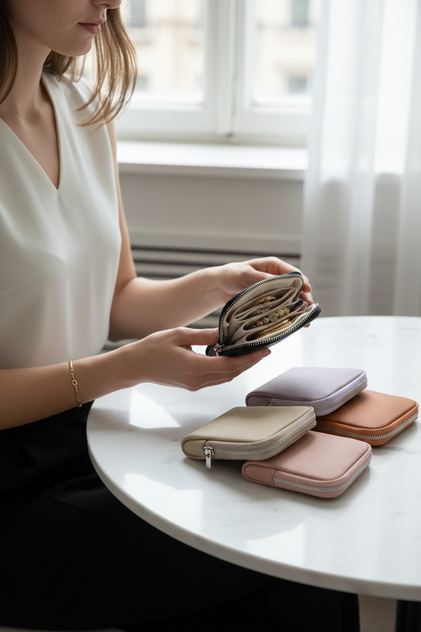 Pochettes bijoux lifestyle femme