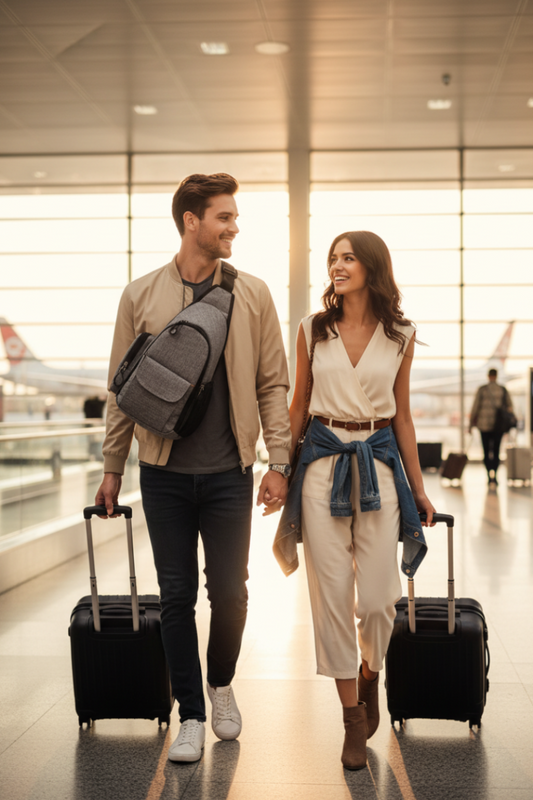 Sac crossbody couple voyage