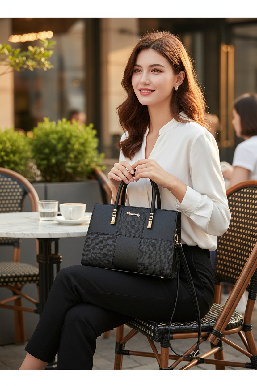 Sac noir café